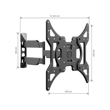 Supporto per monitor "Brackit M"